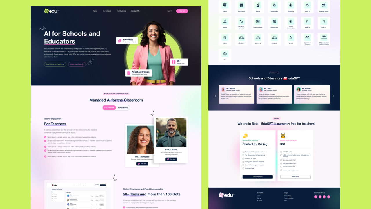 I will do website ui ux design, figma website landing page design