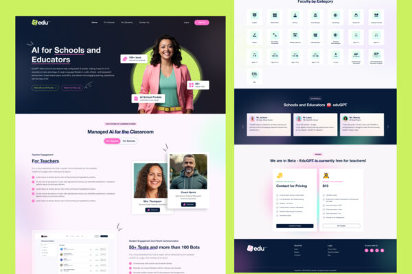 I will do website ui ux design, figma website landing page design